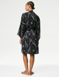 Dream Satin™ Printed Kimono Wrap