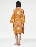 Floral Print Dressing Gown
