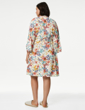 Floral Print Dressing Gown