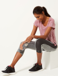 Jaspe Quick Dry Cropped Leggings