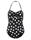 Secret Slimming™ Spotted Bandeau Swimsuit