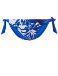 Palm Print Tie Side Hipster Bikini Bottoms