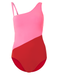 Colour Block Padded Bandeau Swimsuit