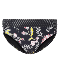 Floral Print Roll Top Bikini Bottoms