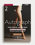 2 Pack 7 Denier Body Shaping Sheer Tights