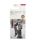 5pk 15 Denier Ladder Resist Matt Tights