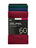 3pk 60 Denier Body Sensor™ Tights
