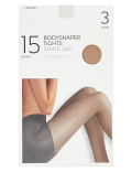 3pk 15 Denier Body Shaping Tights