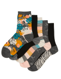 5pk Sumptuously Soft™ Ankle High Socks