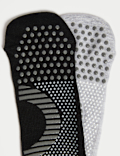 2pk Cotton Blend Yoga Socks