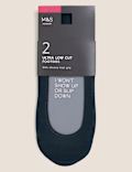 2pk Ultra Low Cut Footsies