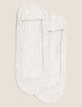 2pk Cotton Ultra Low Cut Footsies