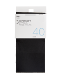 3pk Opaque Knee Highs