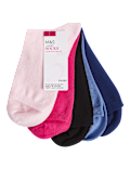 5 Pack Cotton Rich Ankle High Socks