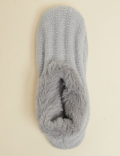 Ribbed Short Bootie Slipper Socks