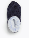 Knitted Fleece Booties