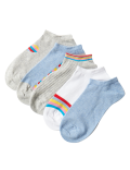 5 Pair Pack Cotton Rich Trainer Liner Socks