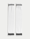 Cotton Rich Striped Leg Warmers