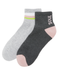 2 Pack Cotton Active Anklet Socks