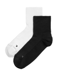 2pk Blister Resist Ankle High Socks