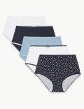 5 Pack Pure Cotton Full Briefs