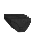 4pk Pure Cotton Bikini Knickers