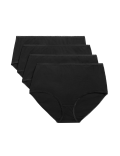 4 Pack High Rise Shorts