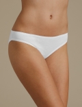 4pk Pure Cotton High Leg Knickers