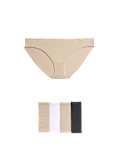 Pack of 5 Cotton Mix Slim Fit Knickers