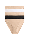 5 Pack Cotton Mix Knickers