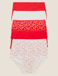 5 Pack Cotton Mix Skinny Fit Knicker
