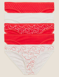 5 Pack Cotton Mix Knickers
