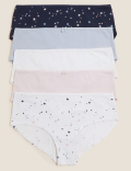 5 Pack Cotton Mix Skinny Fit Knicker