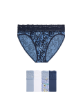 Pack of 5 Cotton Mix Lace Knickers