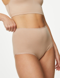Pack of 5 Monotone Lace Trim Knickers