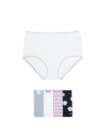 Pack of 5 Monotone Lace Trim Knickers