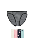 Low Rise Striped Shorts
