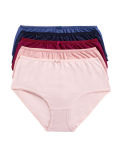 Pack 5 Cotton Mix Knickers