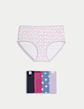 Pack 5 Cotton Mix Knickers