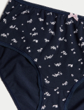 Pack 5 Cotton Mix Knickers