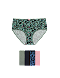 Pack 5 Cotton Mix Knickers