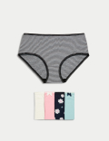 Pack 5 Cotton Mix Knickers