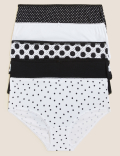 Pack 5 Cotton Mix Knickers