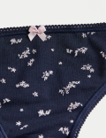 Pack 5 Cotton Mix Knickers