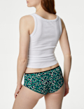 Low Rise Striped Shorts