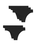 5pk No VPL Cotton Modal Brazilian Knickers