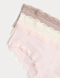3pk Cotton Rich Hipster Knickers