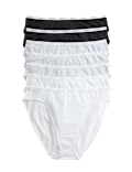 7 Pack Cotton Rich High Leg Knickers