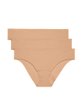 3 pack Body Invisibles&trade; No VPL Brazilian Knickers