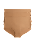 3 pack Body Invisibles&trade; No VPL High Rise Knicker Shorts